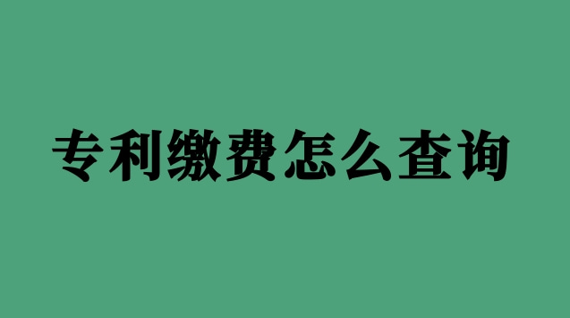 專(zhuān)利繳費(fèi)怎么查(怎么查專(zhuān)利繳費(fèi)信息)